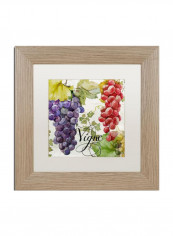Wines Of Paris I Birch Frame Wall Art Multicolour 11 x 11inch