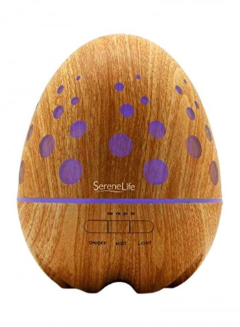 Aromatherapy Essential Oil Aroma Diffuser Brown/Purple