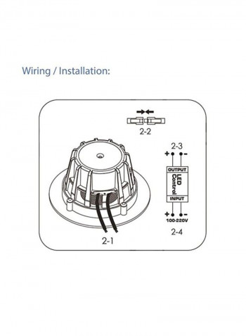Mountable Speaker Pair PDICLE3FR White