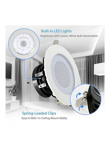 Mountable Speaker Pair PDICLE3FR White