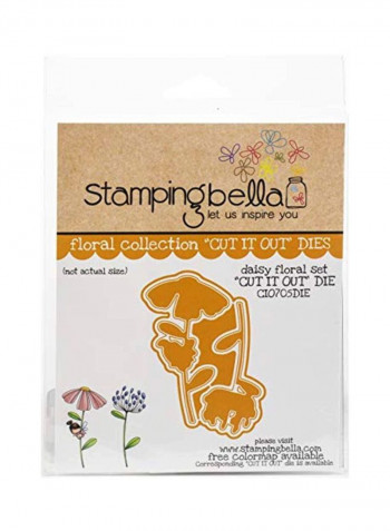 Cut It Out Daisy Floral Die Cuts Yellow/White