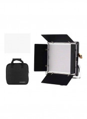LED Photography Light With Barn Door 23.2x19.8cm Black/White