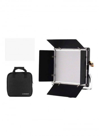 LED Photography Light With Barn Door 23.2x19.8cm Black/White