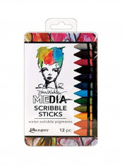Water Soluble Scribble Stick Black/Blue/Green