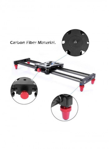 Motorized Electric Control Delay Slider Track Rail Black