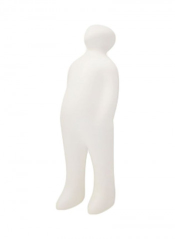 Decorative Urban People Model Figurine White