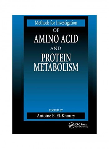 Methods For Investigation Of Amino Acid And Protein Metabolism Paperback English by Antoine E. El-Khoury