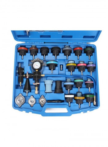 28-Piece Universal Radiator Pressure Tester Multicolour