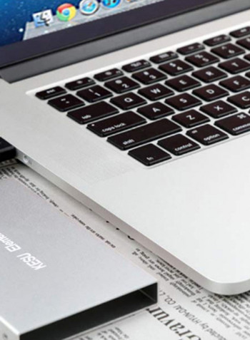 HDD Portable External Hard Drive 1TB Silver/Black
