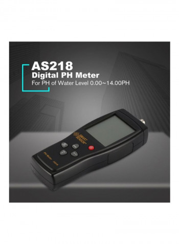 Smart Sensor Digital pH Meter Range Black 170x29x63mm