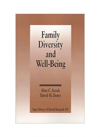 Family Diversity And Well Being Paperback