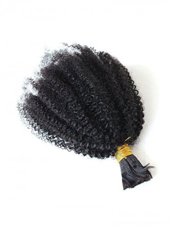 Virgin Human Hair Extension Black 14inch