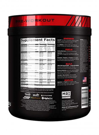 Black Powder Pre-Workout Powder