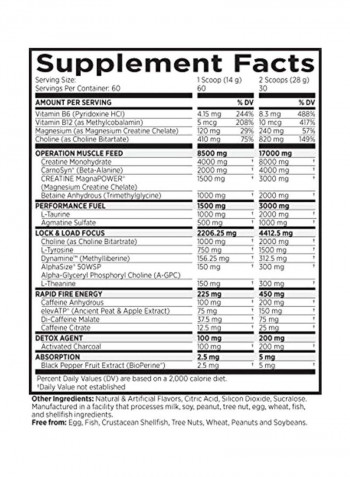 Black Powder Pre-Workout Powder