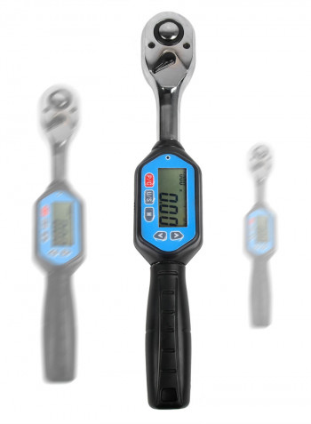 Digital Torque Wrench With Buzzer LED Indication Blue 34 x 5.50 x 9cm