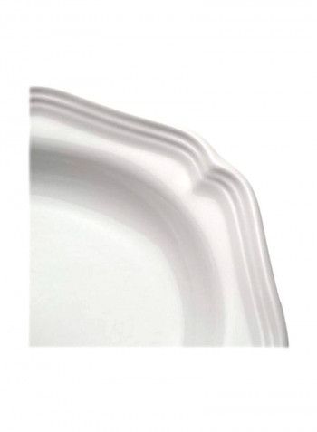 French Countryside Ironstone Oval Serving Platter White