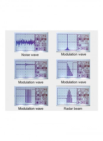 Handheld Digital Oscilloscope Kit Black/Silver 6.8x1.6x3.6inch