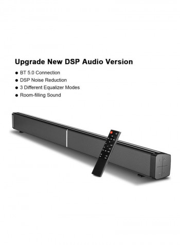 Wall Mounted Bluetooth 5.0 Speaker LU-VQ9-89 Black