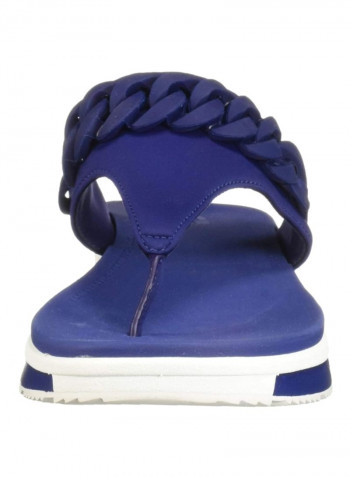 Heda Chain Thong Sandals Midnight Navy