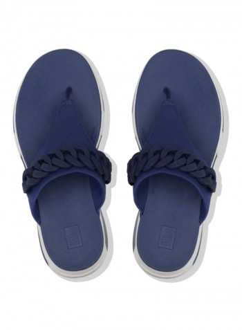 Heda Chain Thong Sandals Midnight Navy
