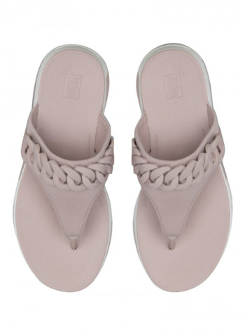 Heda Chain Thong Sandals Mink