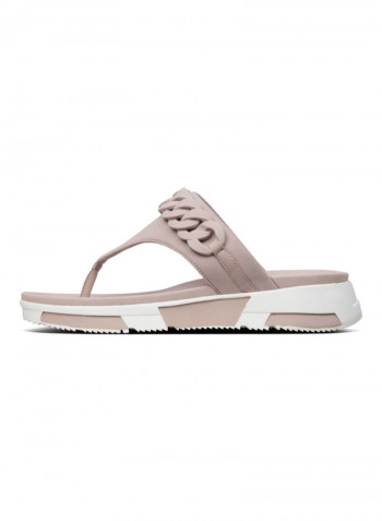 Heda Chain Thong Sandals Mink