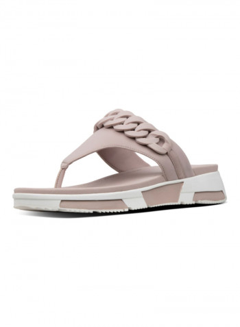 Heda Chain Thong Sandals Mink