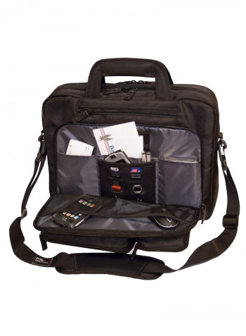 Corporate Laptop Briefcase For 15.6-Inch Black