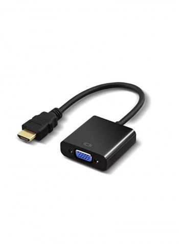 HDMI To VGA Adapter Black