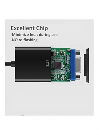HDMI To VGA Adapter Black