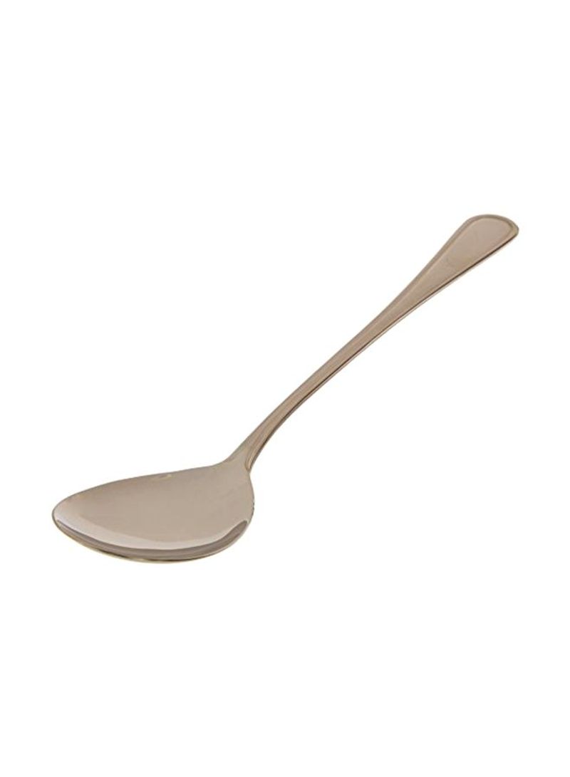 12-Piece Serving Spoon Set Silver 11.25inch