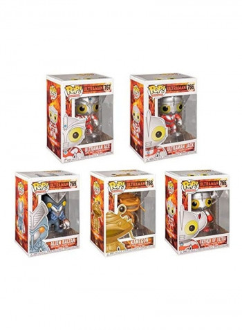 Ultraman Collectible Vinyl Figures, (Set of 5) 5 x 11inch
