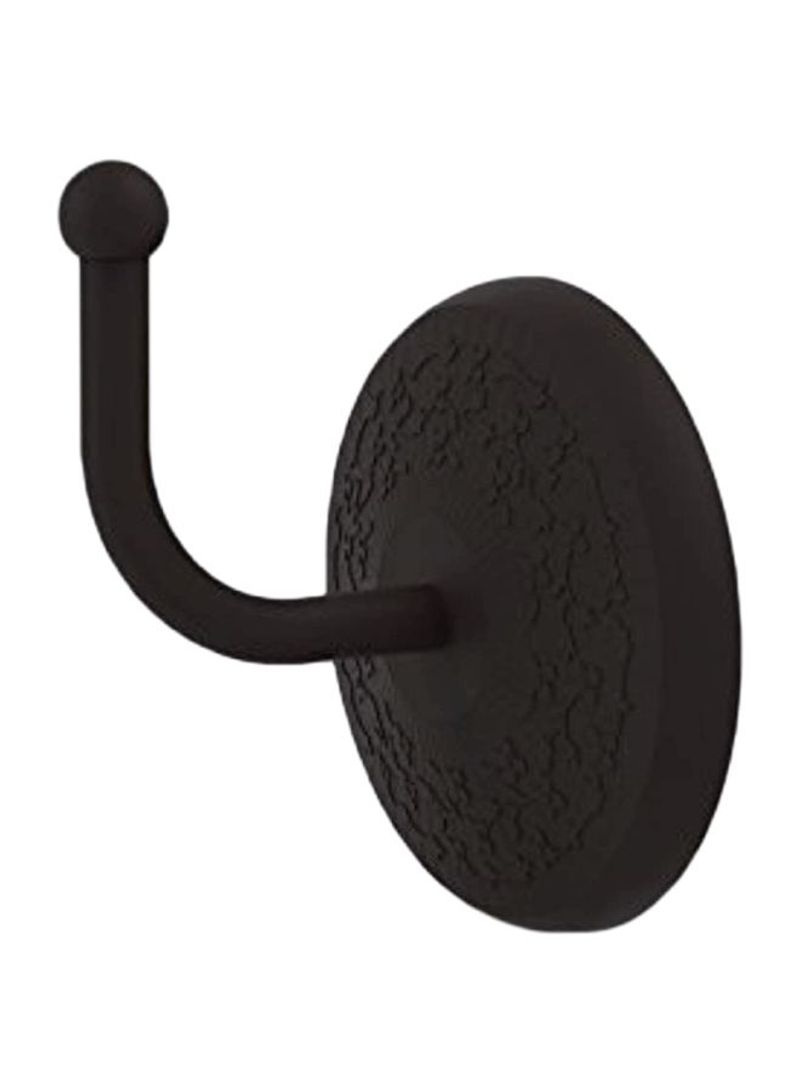 Monte Carlo Collection Robe Hook Black 2x2.8x2inch