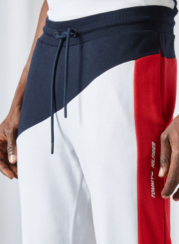 Colourblock Cuffed Joggers Desert Sky