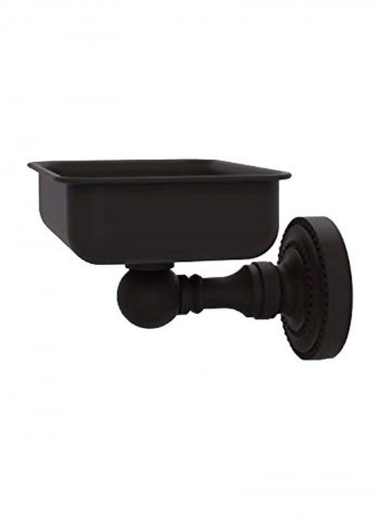 Wall Mounted Soap Dish Brown 4.5x3.5x3inch