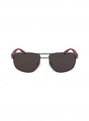 Men's Full-Rim Metal Rectangle Sunglasses - Lens Size: 60 mm