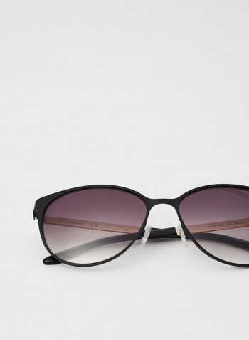 Women's Full Rimmed Cat-Eye Sunglasses - Lens Size: 58 mm