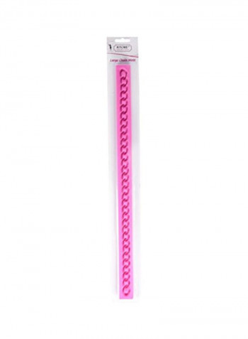 Silicone Chain Mould Pink