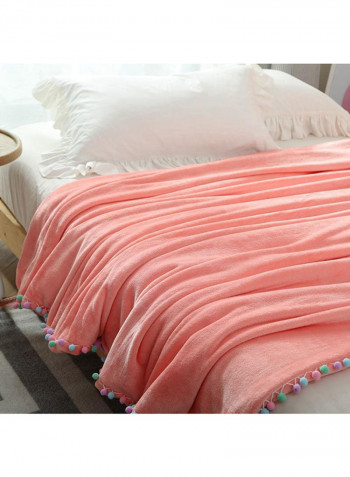 Solid Color Warm Blanket Multicolour