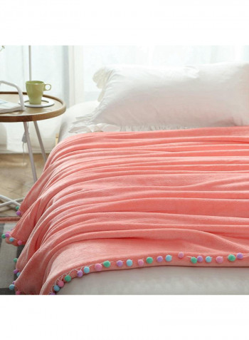 Solid Color Warm Blanket Multicolour