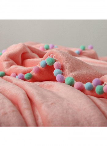 Solid Color Warm Blanket Multicolour