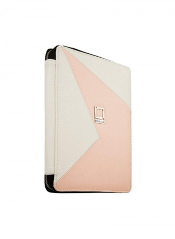 Minky Portfolio Case For RCA 10 Viking Pro 10.1-Inch 10.1inch Pink/White/Black