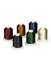 Thimbleberries Rayon Thread Collection Red/Blue/Green