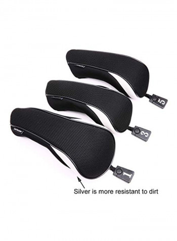 3-Piece Golf Club New Driver Fairway Wood Cover