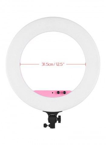 18-Inch LED Video Light Ring 31.5cm White