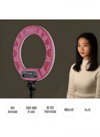 18-Inch LED Video Light Ring 31.5cm White