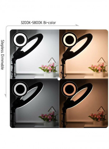18-Inch LED Video Light Ring 31.5cm White