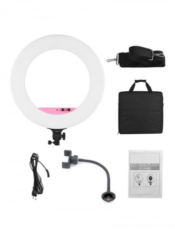18-Inch LED Video Light Ring 31.5cm White