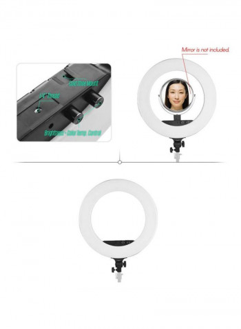 18-Inch LED Video Light Ring 31.5cm White