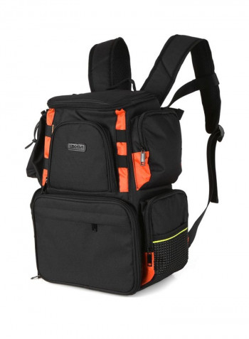 5-Piece Fishing Backpack With Tackle Box Set
